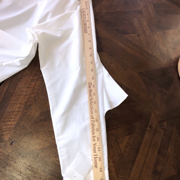 Worth Collection White Dolman Sleeve Blouse With Ruffled Back New Size L - Picture 11 of 14